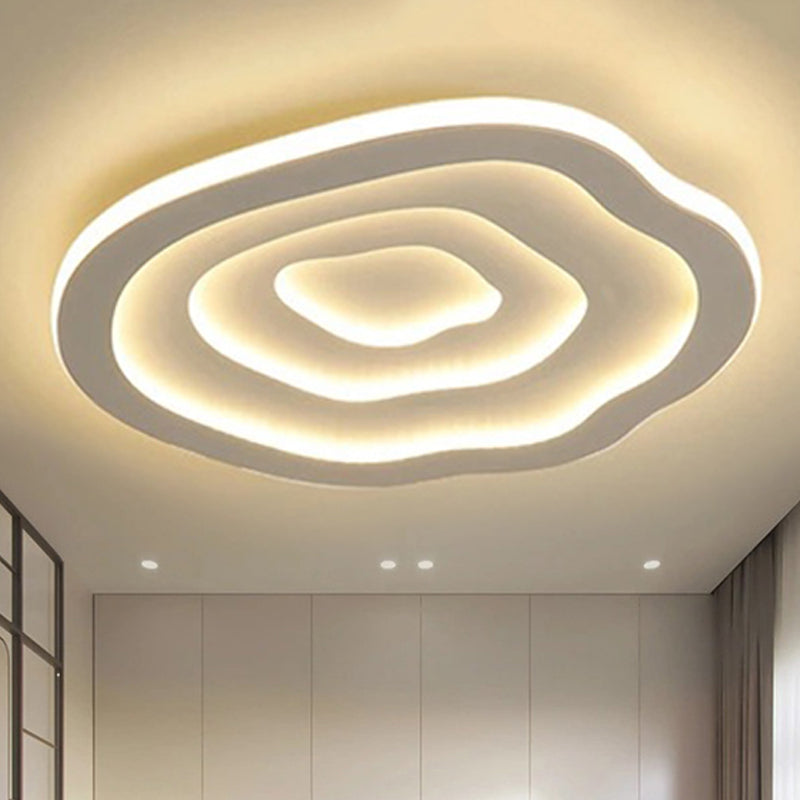 Suspension en acrylique avec lumière LED chaude et blanche - Auralis