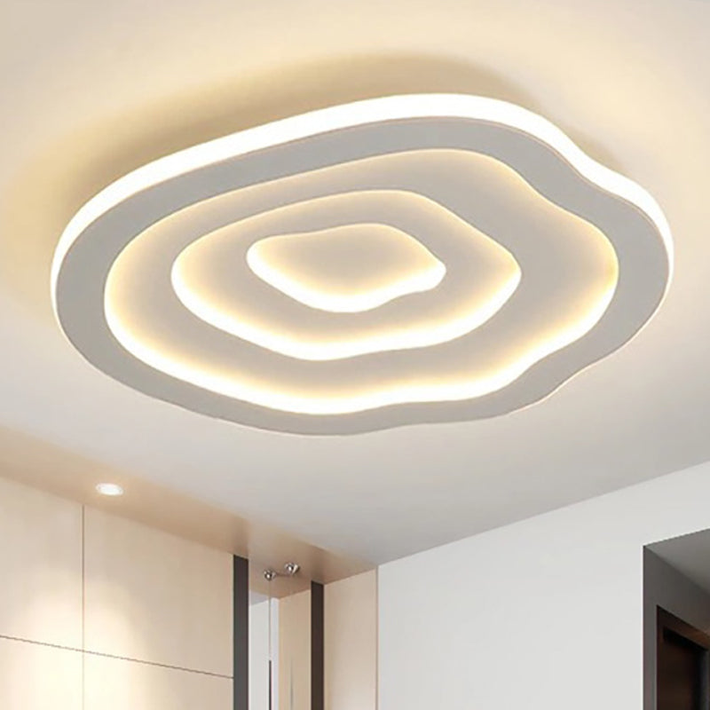 Suspension en acrylique avec lumière LED chaude et blanche - Auralis