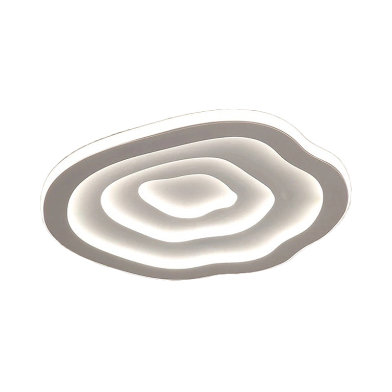 Suspension en acrylique avec lumière LED chaude et blanche - Auralis