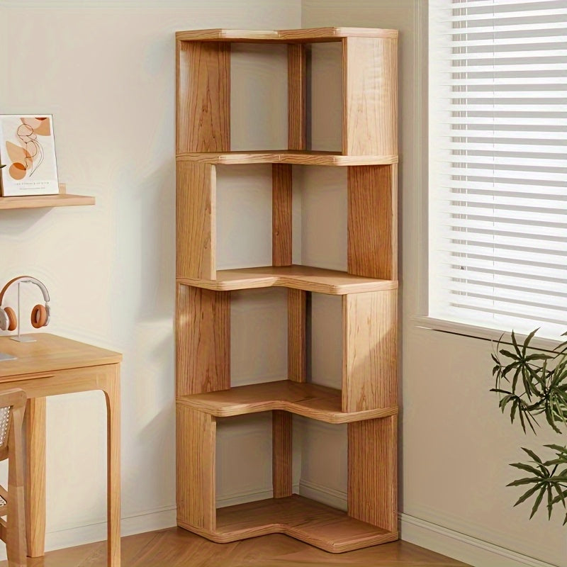 CoinWood Armoire d'Angle en Bois Massif – Compacte et Pratique