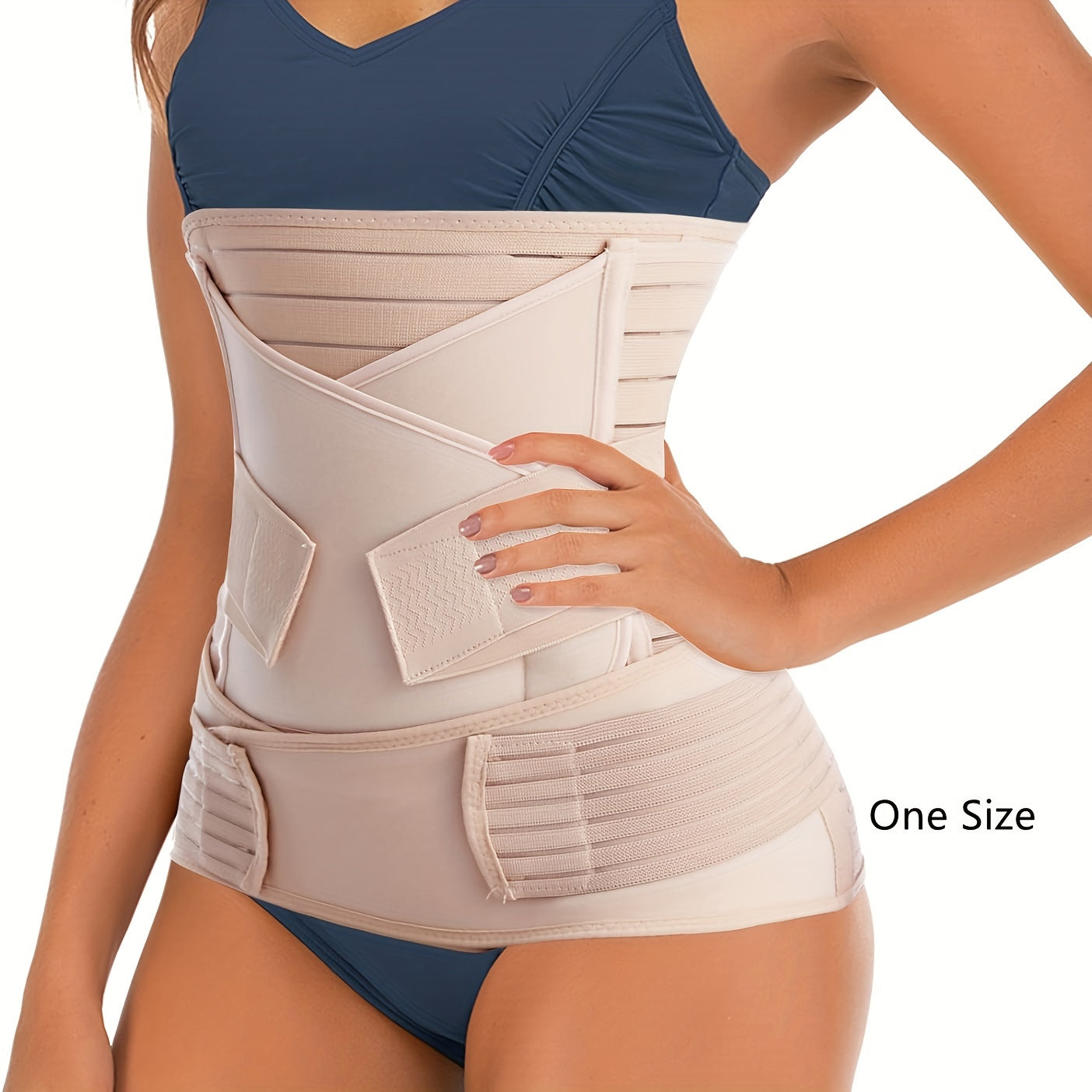 Ceinture Postpartum 3-en-1 – Soutien Confortable et Ajustable pour la Récupération Après l'Accouchement
