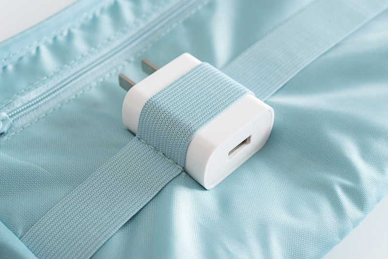 Organisateur de Voyage Compact Étanche pour Électroniques et Câbles