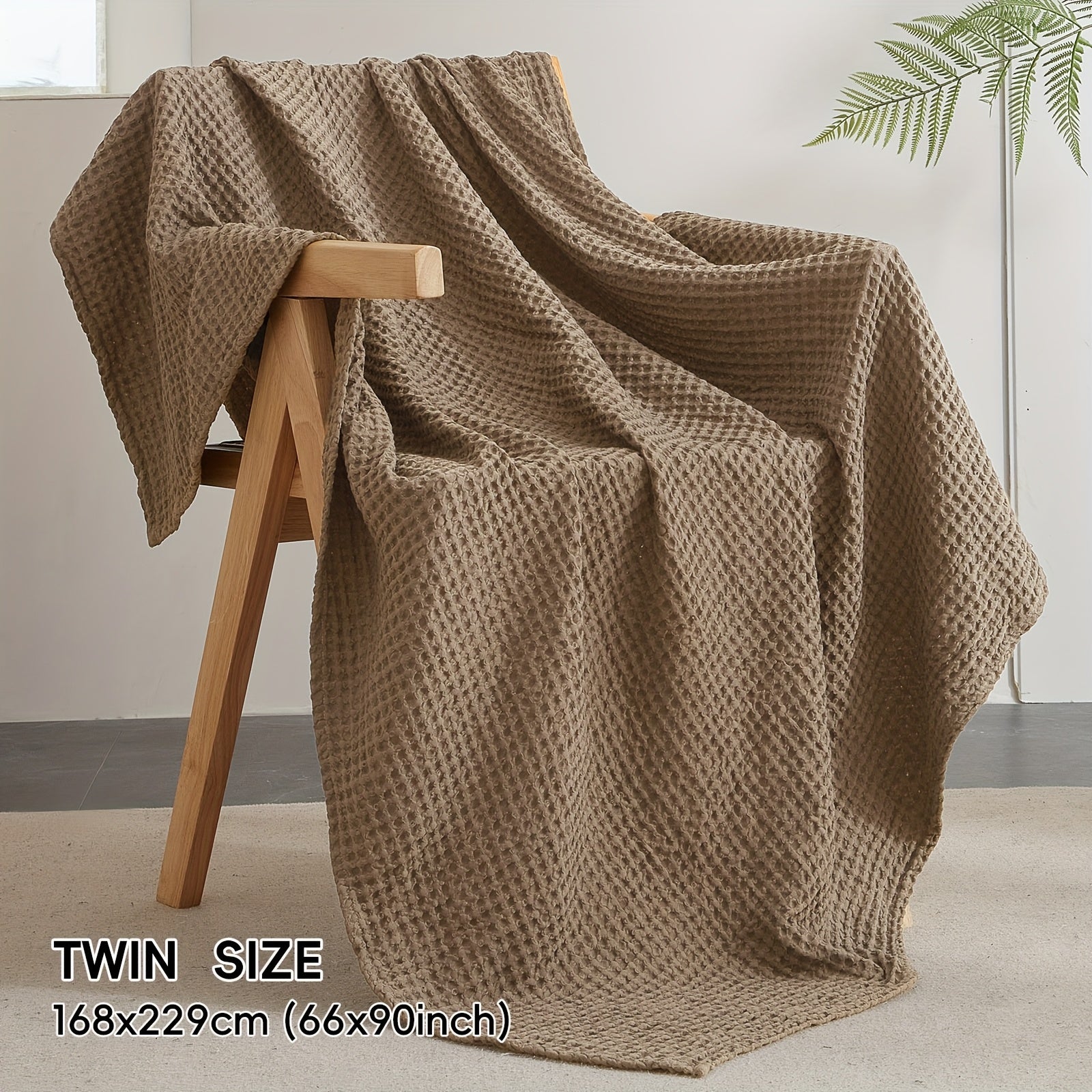 CLOUDWEAVE – Couverture légère en waffle pour un confort douillet toute l'année