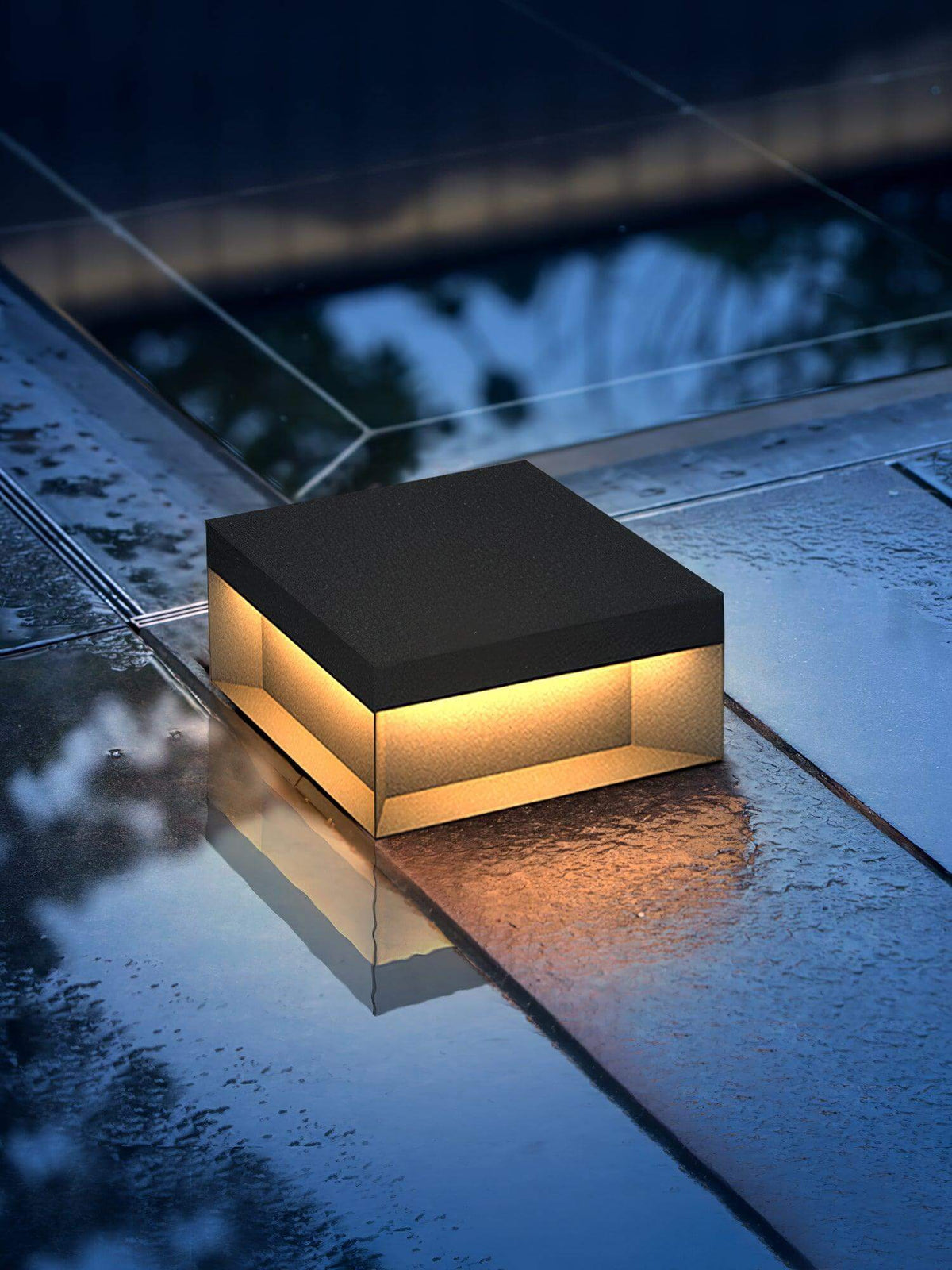 Lampe de Poste Solaire d'Extérieur - Étanche IP65