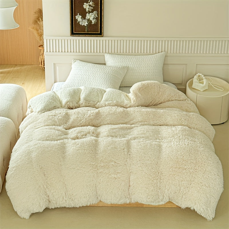 Couverture en peau de mouton prête pour l'hiver