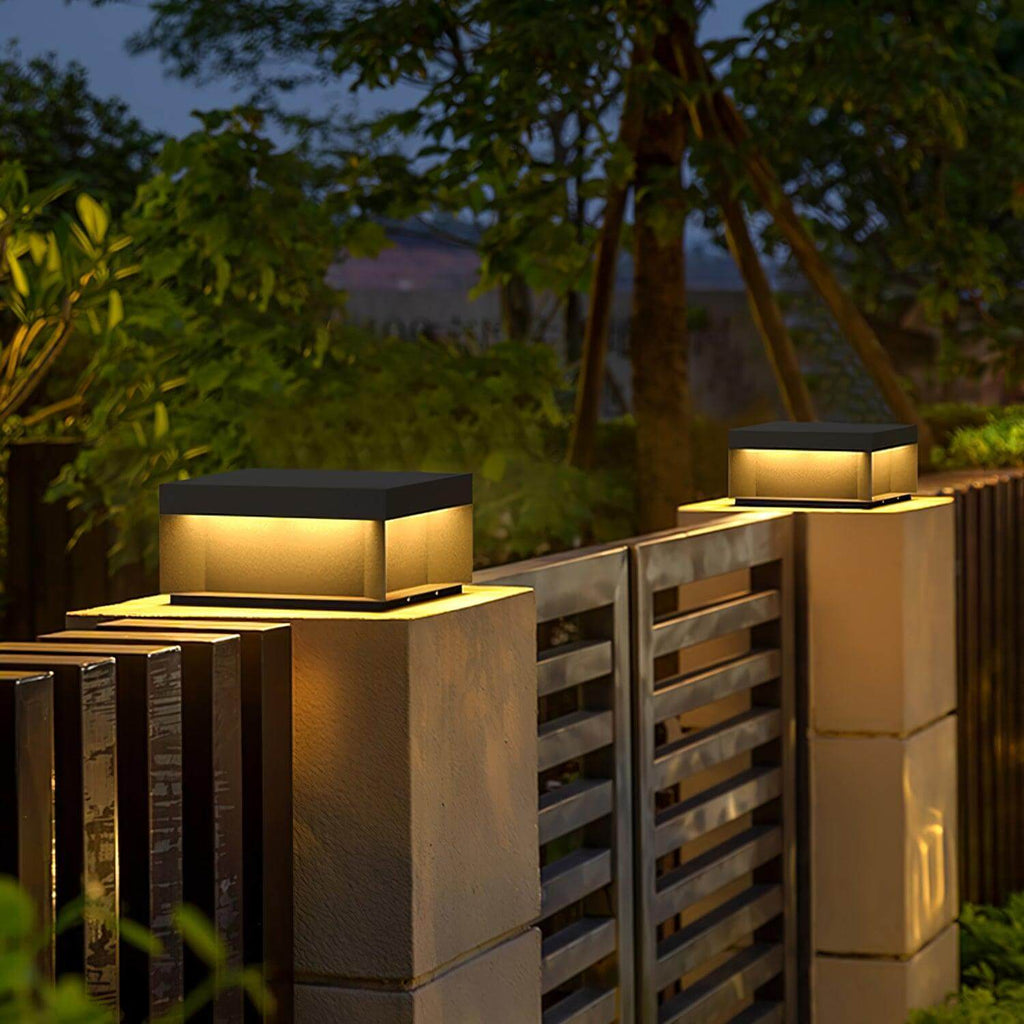 Lampe de Poste Solaire d'Extérieur - Étanche IP65