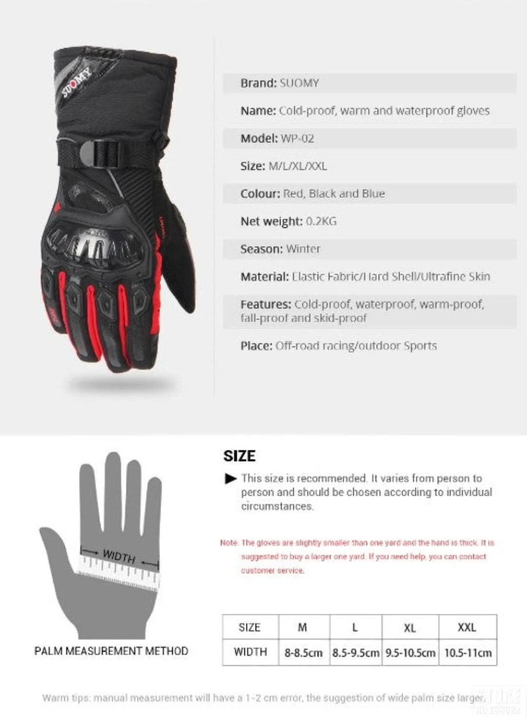 Gants de moto étanches pour l'hiver - ShieldRide