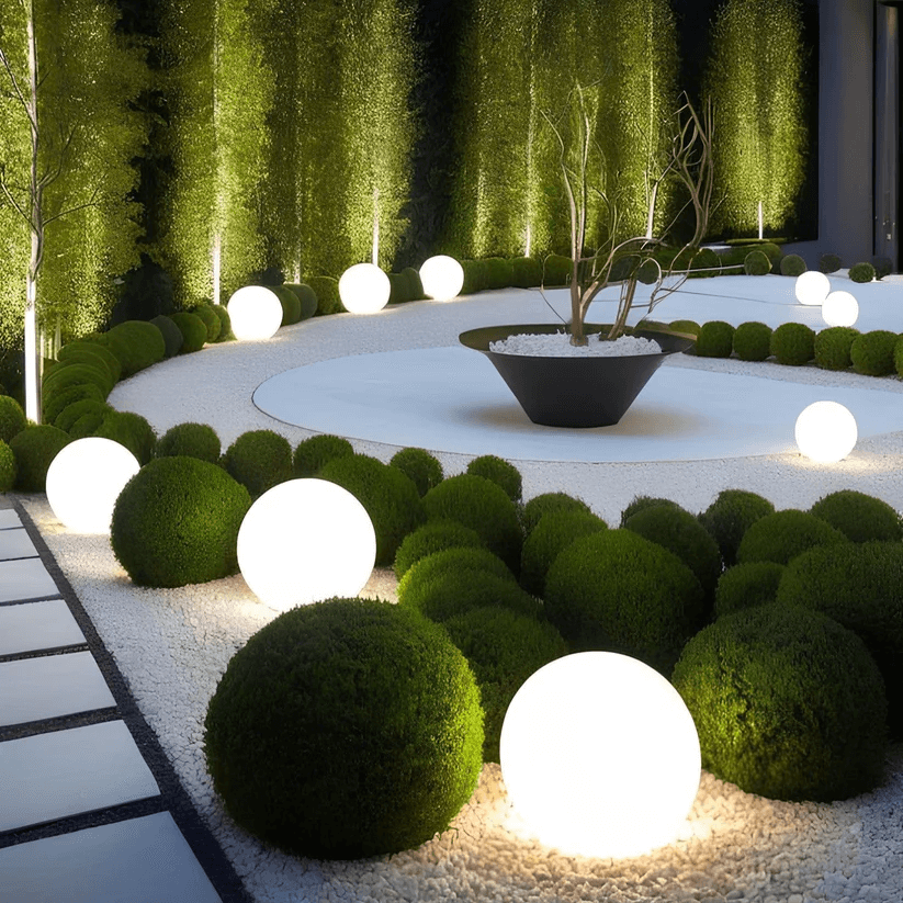 Lampe de Jardin Sphérique Solaire