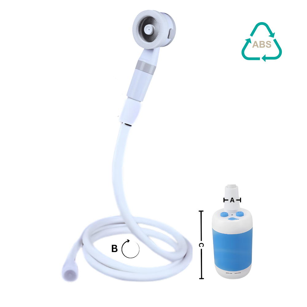 Douche d'extérieur portable réglable