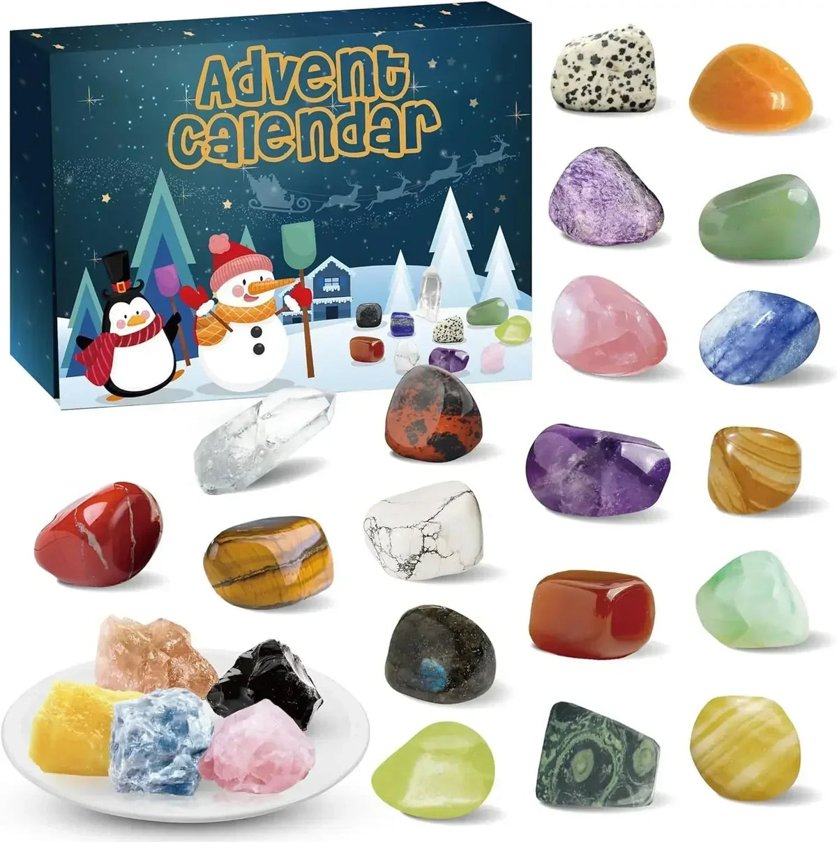 Calendrier de l'Avent Enfants en Pierre Précieuse – GemSpark