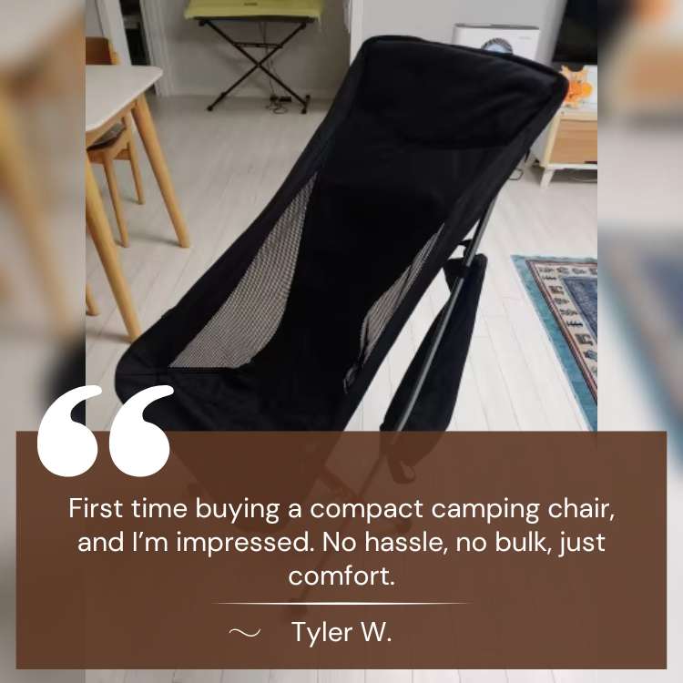 Confort Partout – Chaise Pliable Ultralégère pour Campings, Plages et Festivals