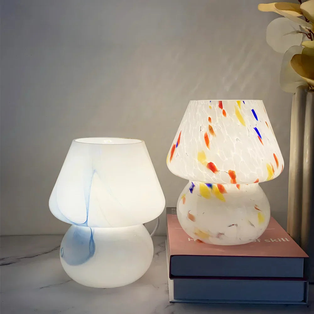 Lampe en Verre Esthétique Champignon - LumiMush