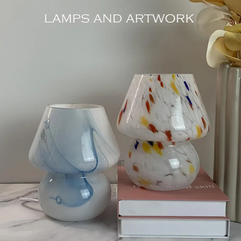 Lampe en Verre Esthétique Champignon - LumiMush
