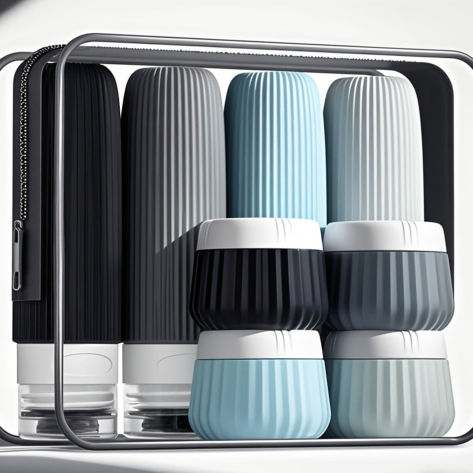 Set de Flacons de Voyage Pratiques – Sûrs et Pratiques pour Voyager