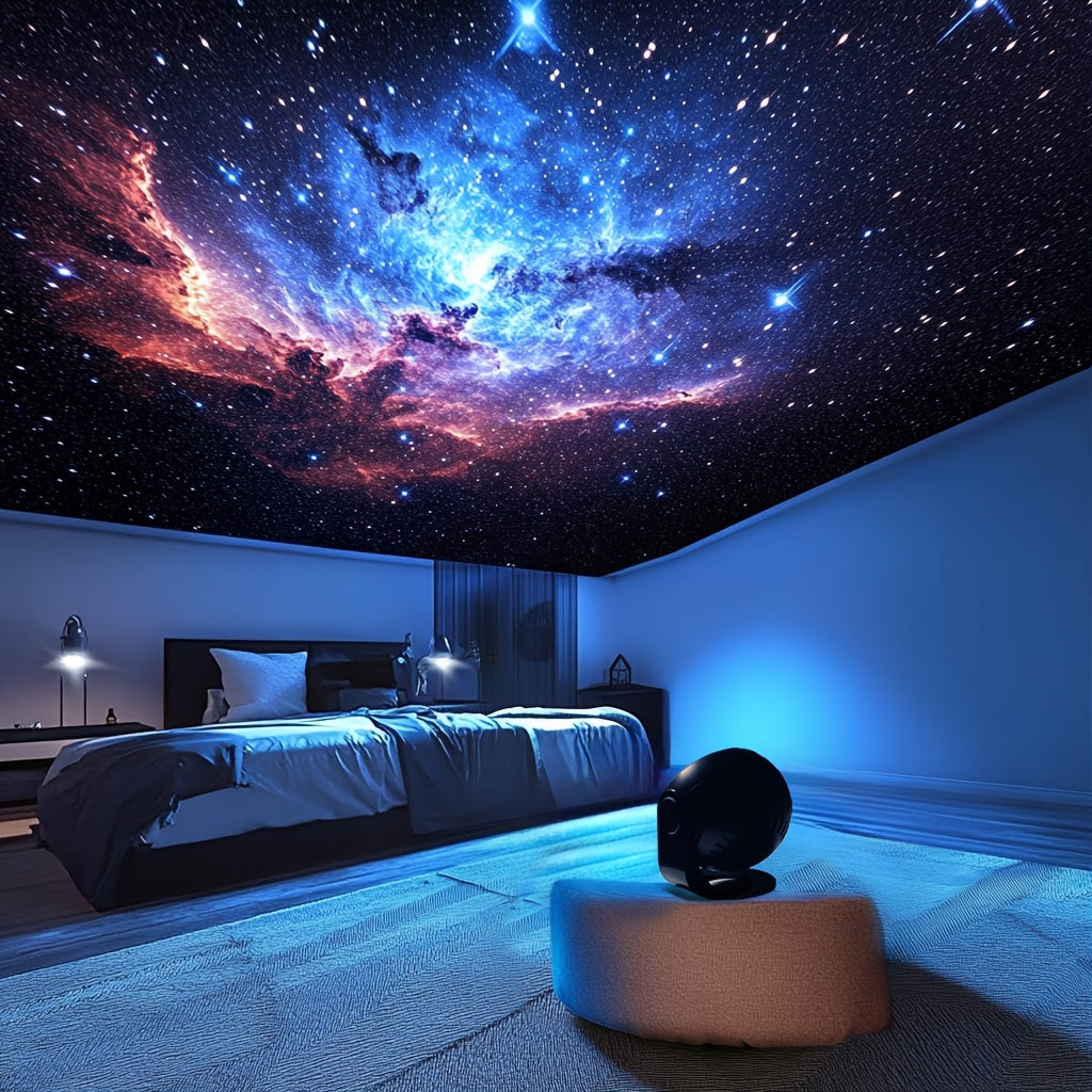 Projecteur d'Étoiles Galaxy – Impressionnante Projection LED Spatiale avec Fonction Minuteur