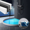 Barrière de retenue d'eau flexible pour douche – Installation facile