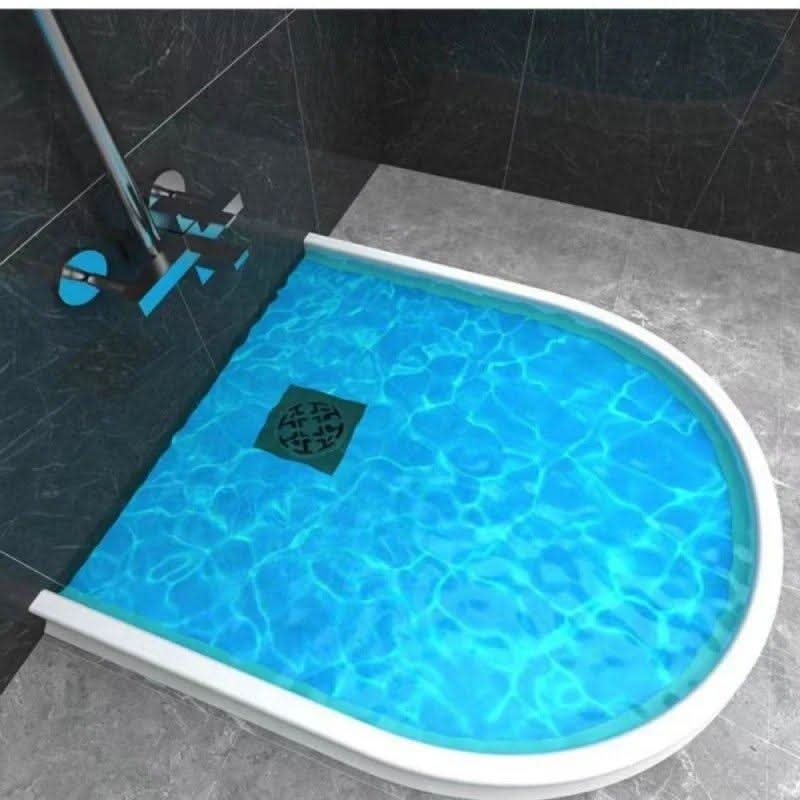 Barrière de retenue d'eau flexible pour douche – Installation facile