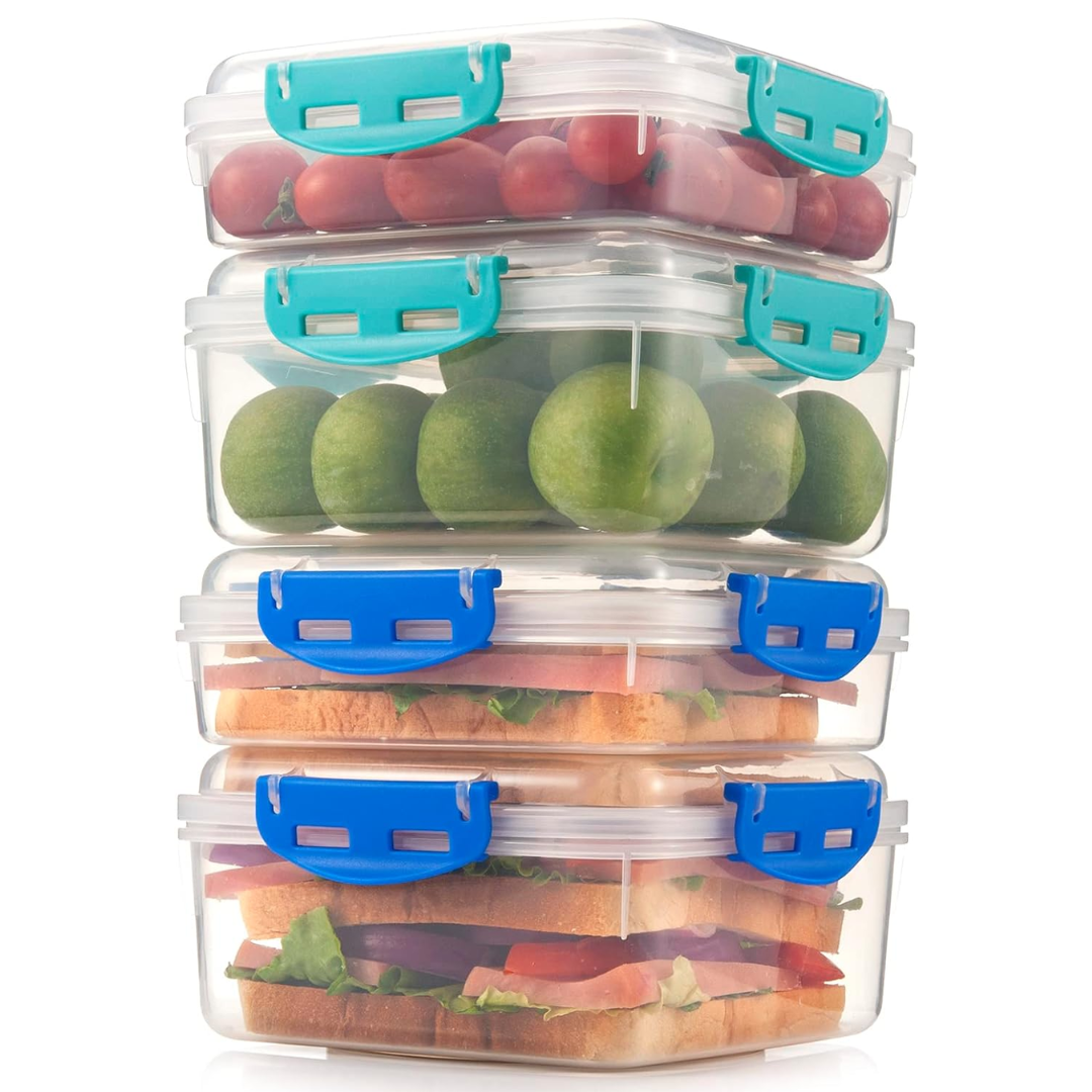 Boîtes à Lunch Hermétiques (Pack de 4) - LunchVault