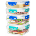 Boîtes à Lunch Hermétiques (Pack de 4) - LunchVault