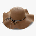 Chapeau de plage féminin aéré avec nœud et protection UV - BreezeBow