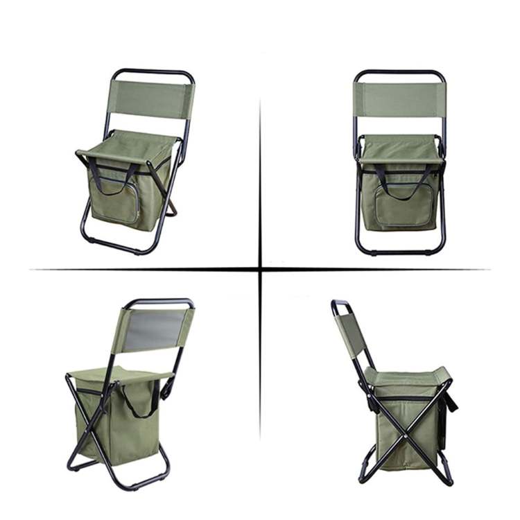 Chaise de Plein Air Pliable Tout-en-Un