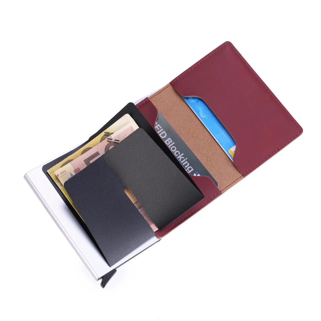 Portefeuille en Aluminium avec Clip pour Billets