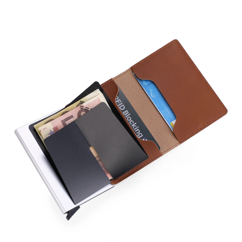 Portefeuille en Aluminium avec Clip pour Billets