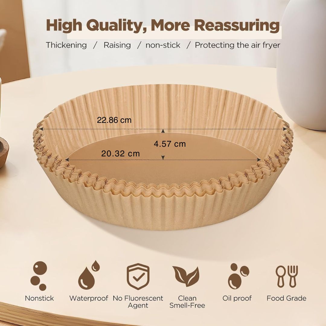 Feuilles jetables anti-adhésives pour friteuse à air - EasyCrisp