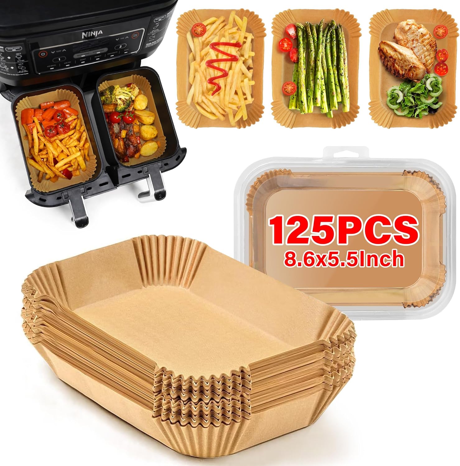 Feuilles jetables anti-adhésives pour friteuse à air - EasyCrisp