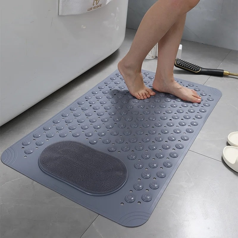 Tapis de Douche Antidérapant avec Gommage pour Pieds | Douche en Toute Sécurité
