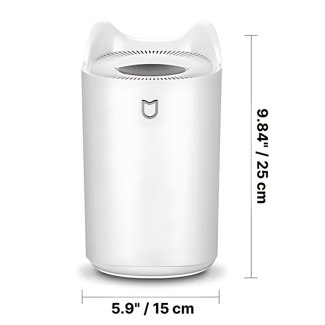 Humidificateur à ultrasons avec technologie de brouillard pour des espaces de vie respirables et confortables