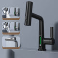 AquaPrestige Robinet Mélangeur - Robinet de Cuisine Flexible et Téléscopique avec Affichage