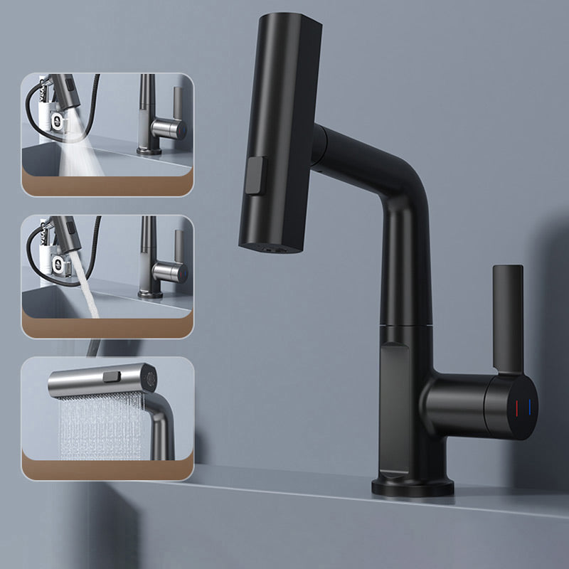 AquaPrestige Robinet Mélangeur - Robinet de Cuisine Flexible et Téléscopique avec Affichage
