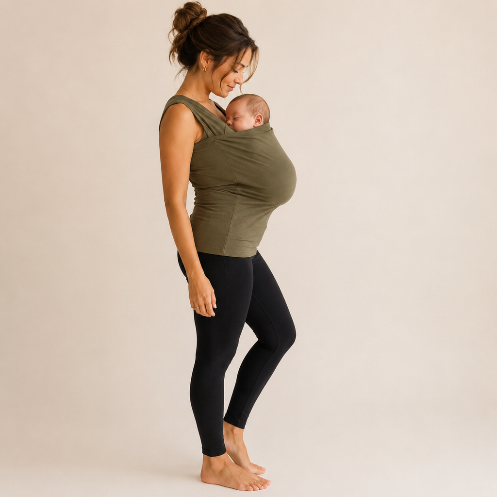 BONDWEAR – T-shirt innovant pour le portage de bébé, pour un parentalité et un allaitement sans les mains