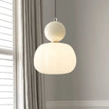Lustre Crème Art Déco - Style Bauhaus