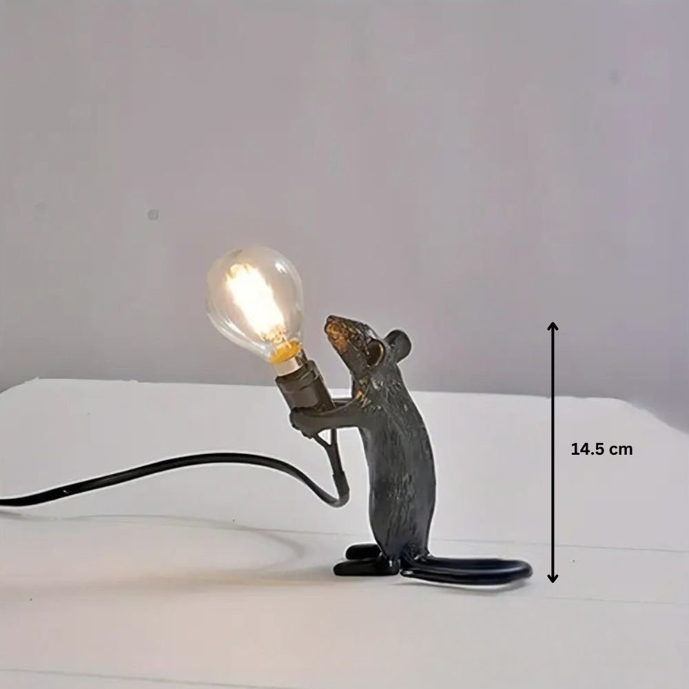 Lampe Souris en Résine Artistique