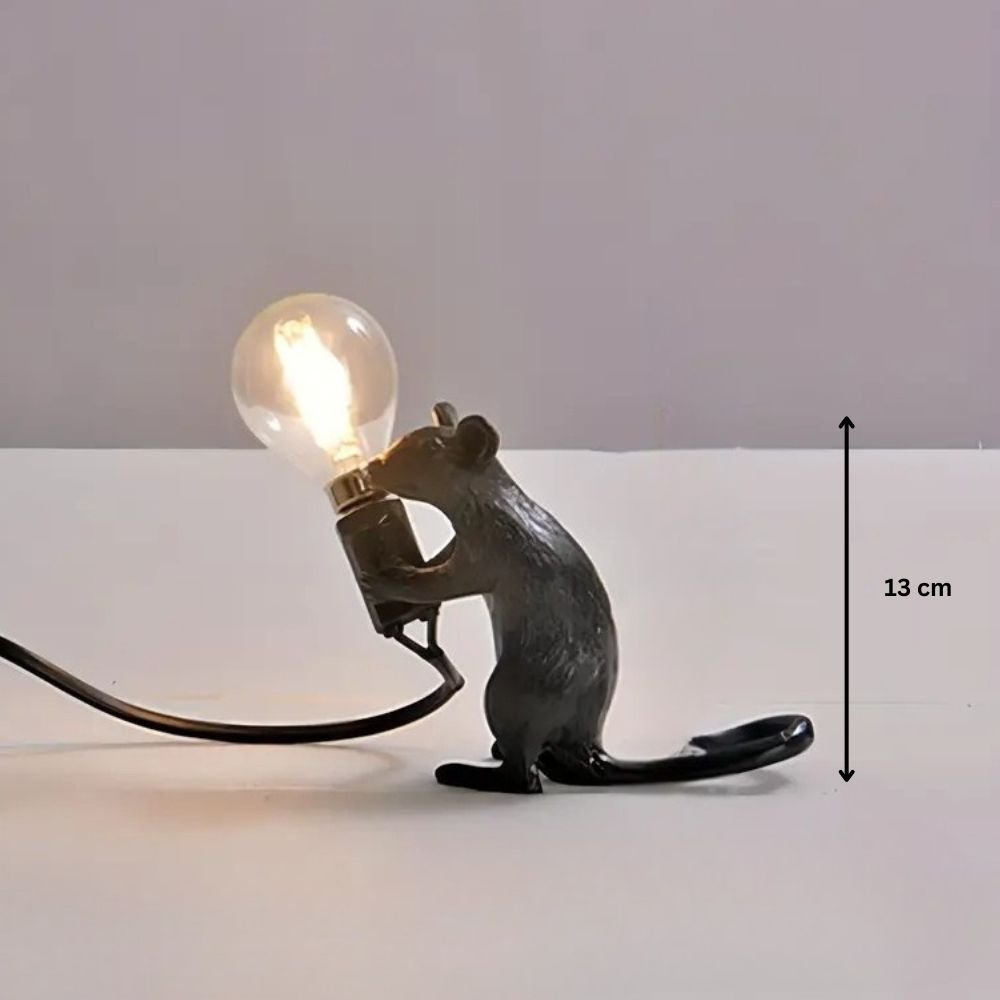 Lampe Souris en Résine Artistique