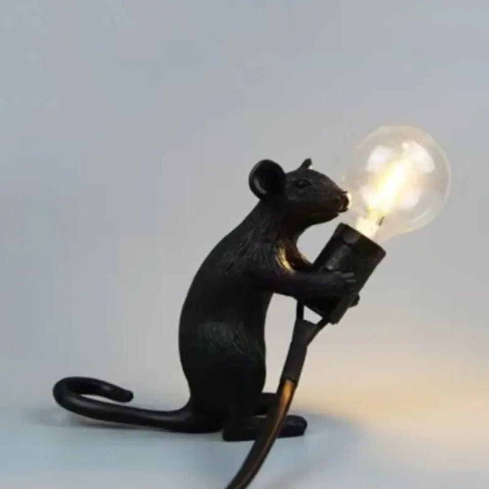 Lampe Souris en Résine Artistique