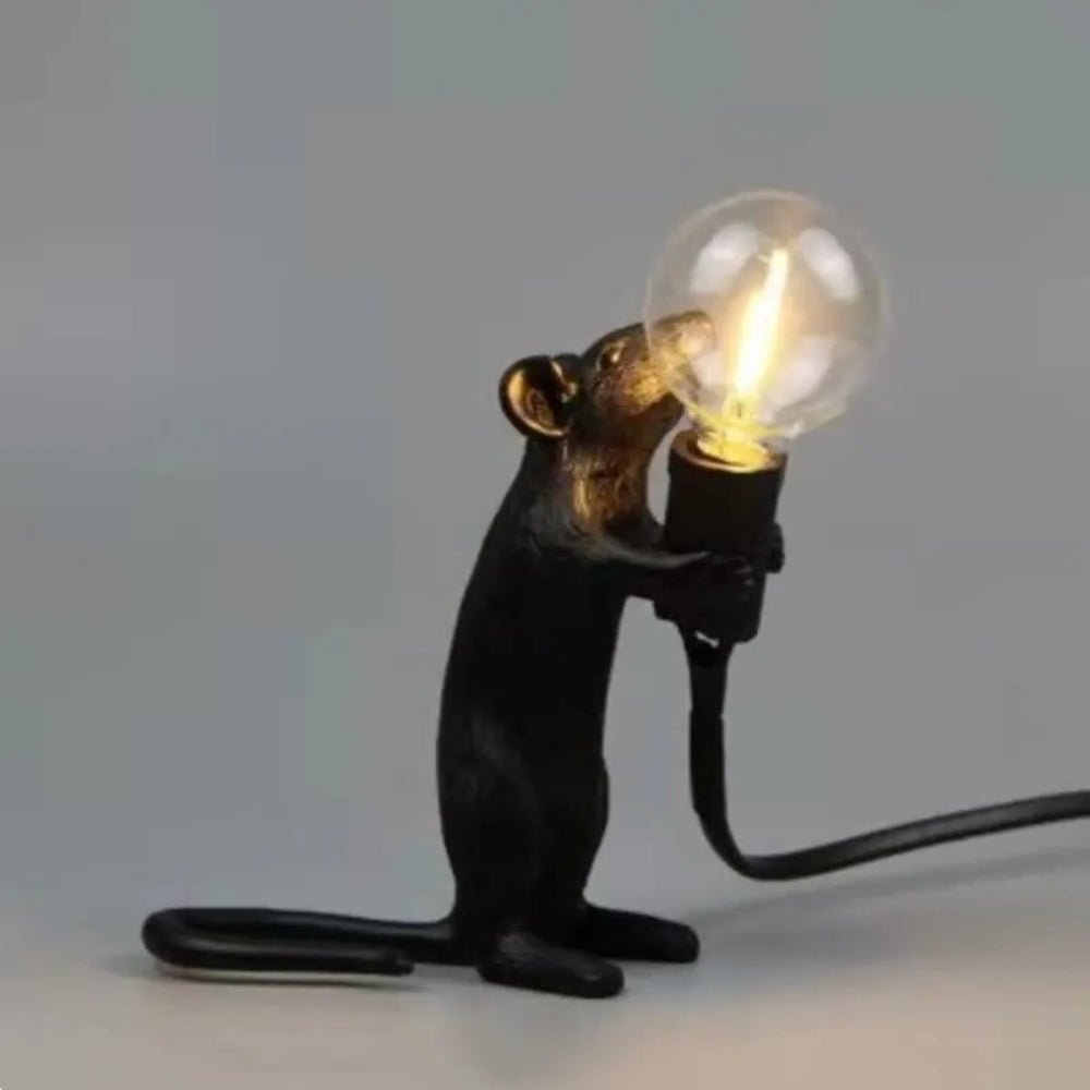 Lampe Souris en Résine Artistique