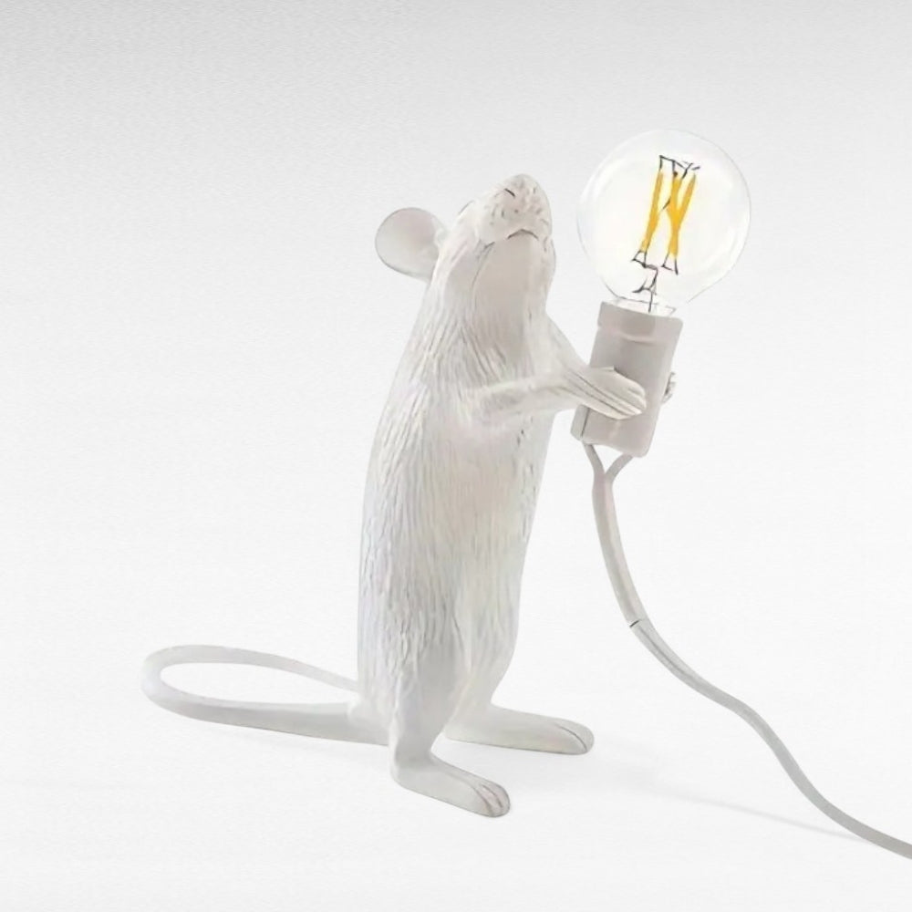 Lampe Souris en Résine Artistique