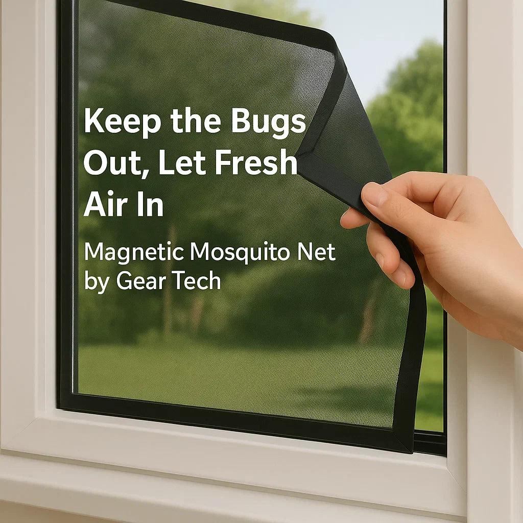 Skanto | Filet Anti-Insectes Magnétique pour Fenêtres - Maille Invisible pour Protection à Domicile & Prévention des Insectes