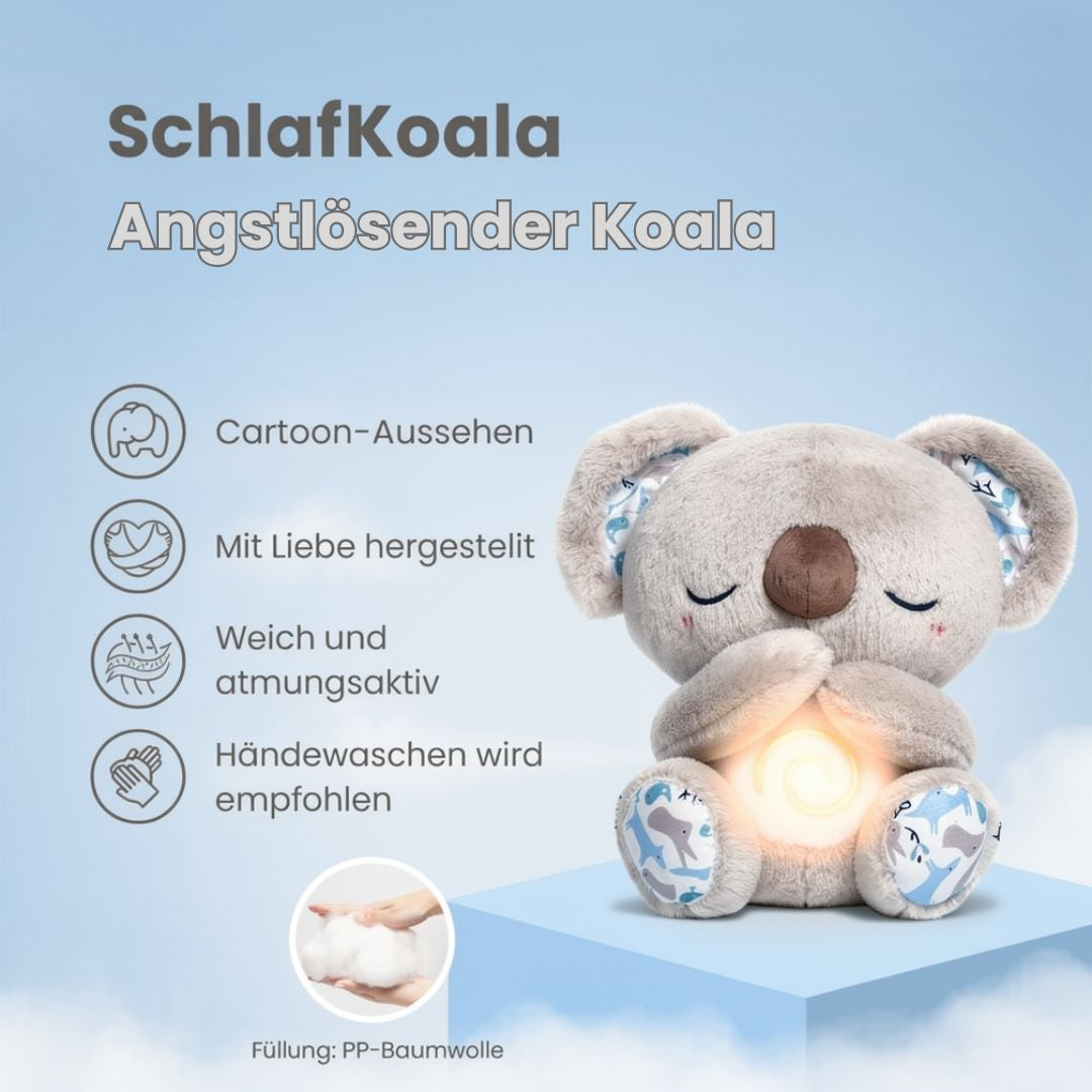 Kuscheltier respirant | Peluche Koala pour détente et aide au sommeil | SchlafKoala