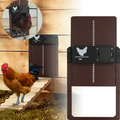 Système de Porte Automatique pour Poulailler avec Options Solaire/Batterie