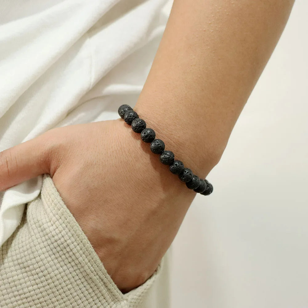 Bracelet Énergétique de Guérison en Cristaux Naturels - Aria
