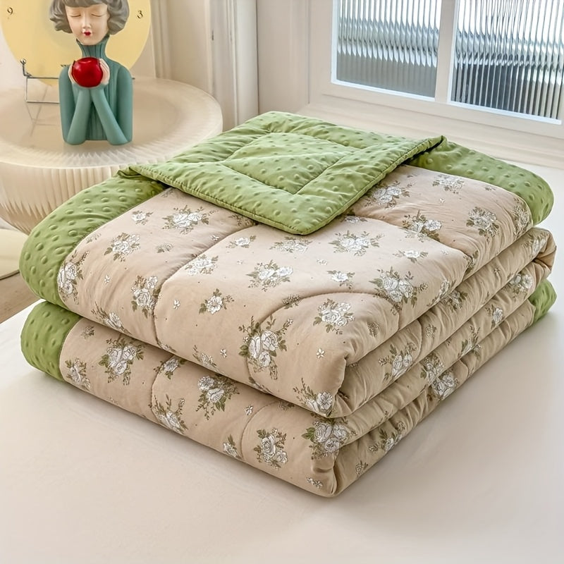 BLOOMCOOL – Couette d'été florale légère pour un confort de sommeil respirant