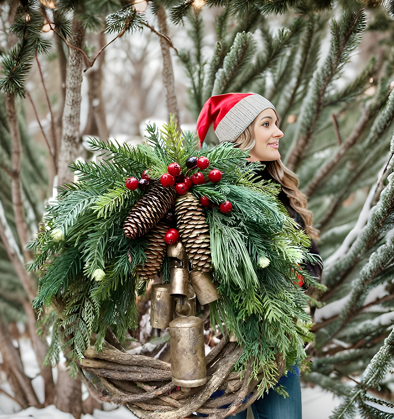 FrohKranz™ Magie de Porte Festive