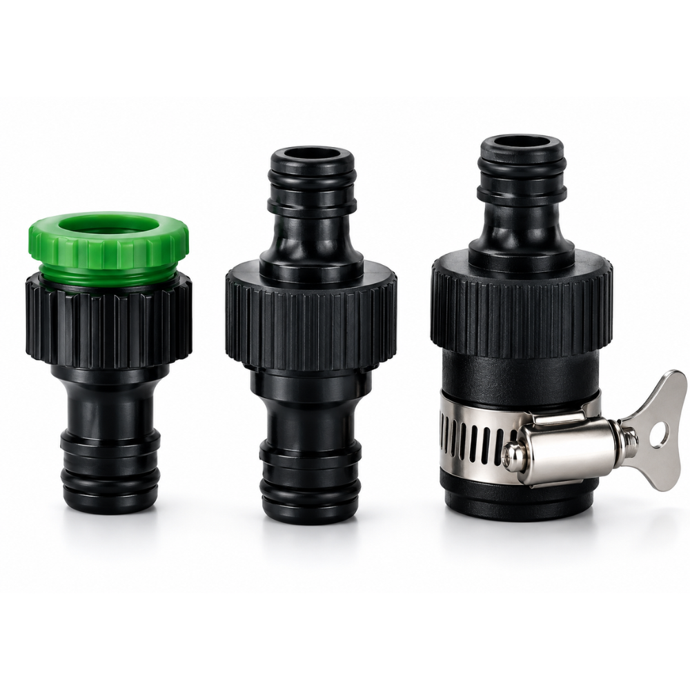 Tuyau de jardin spiralé Compact tuyau d'arrosage avec raccords rapides