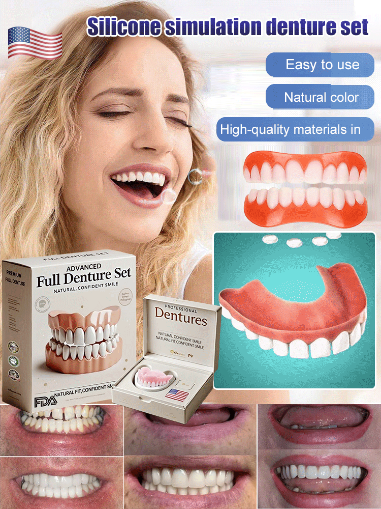 Prothèse Dentaire™ – Sourire Naturel, Ajustement Confortable & Réutilisable [50 % de réduction]
