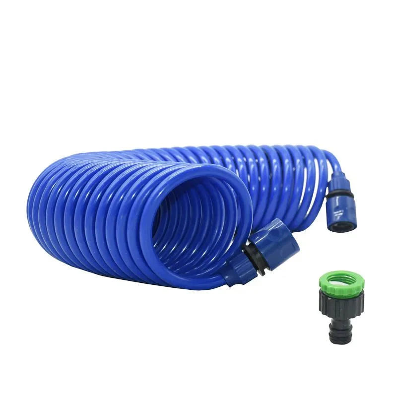 Tuyau de jardin spiralé Compact tuyau d'arrosage avec raccords rapides
