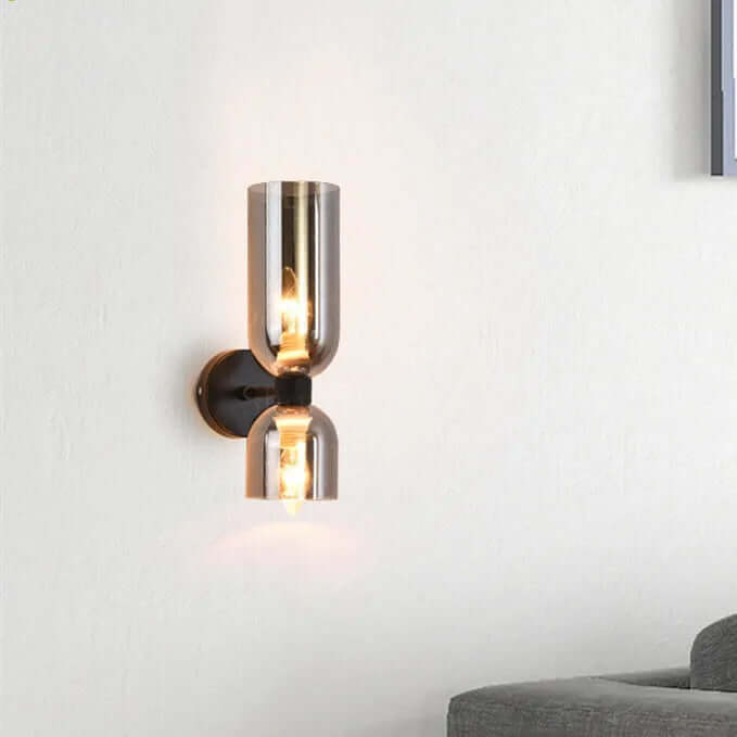 Applique Murale Moderne en Verre Double